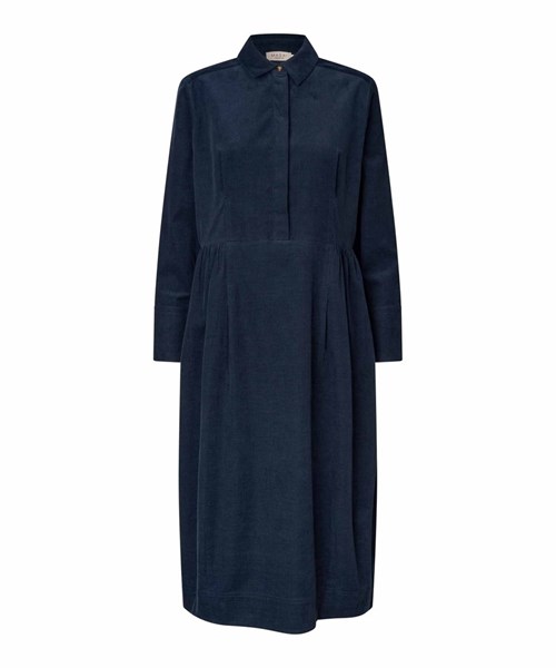Masai MaNayo Kjole i babyfløjl, Navy